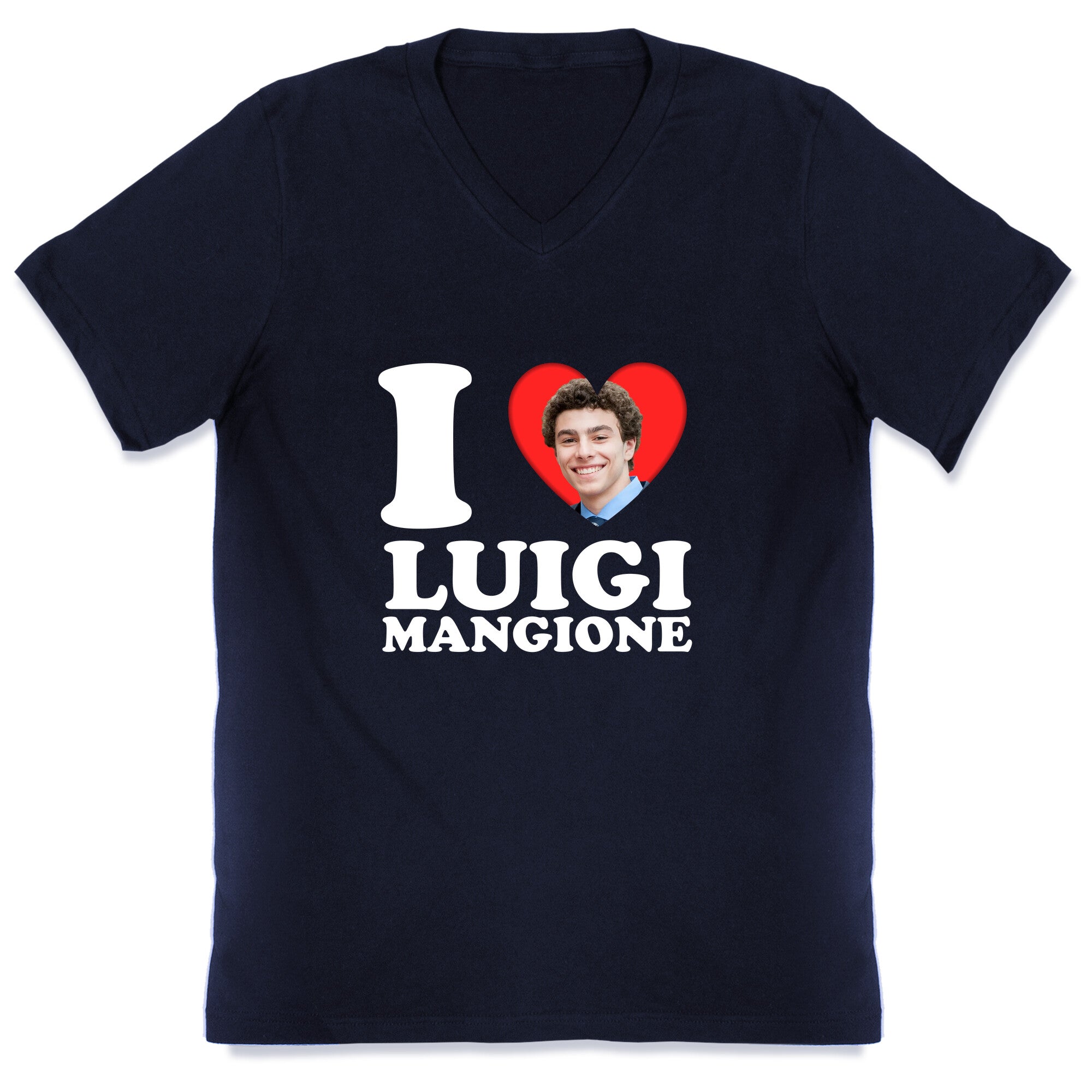 I Heart Luigi Mangione V-Neck